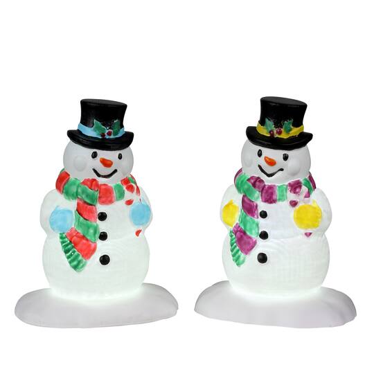 Lemax® Holly Hat Snowman Set